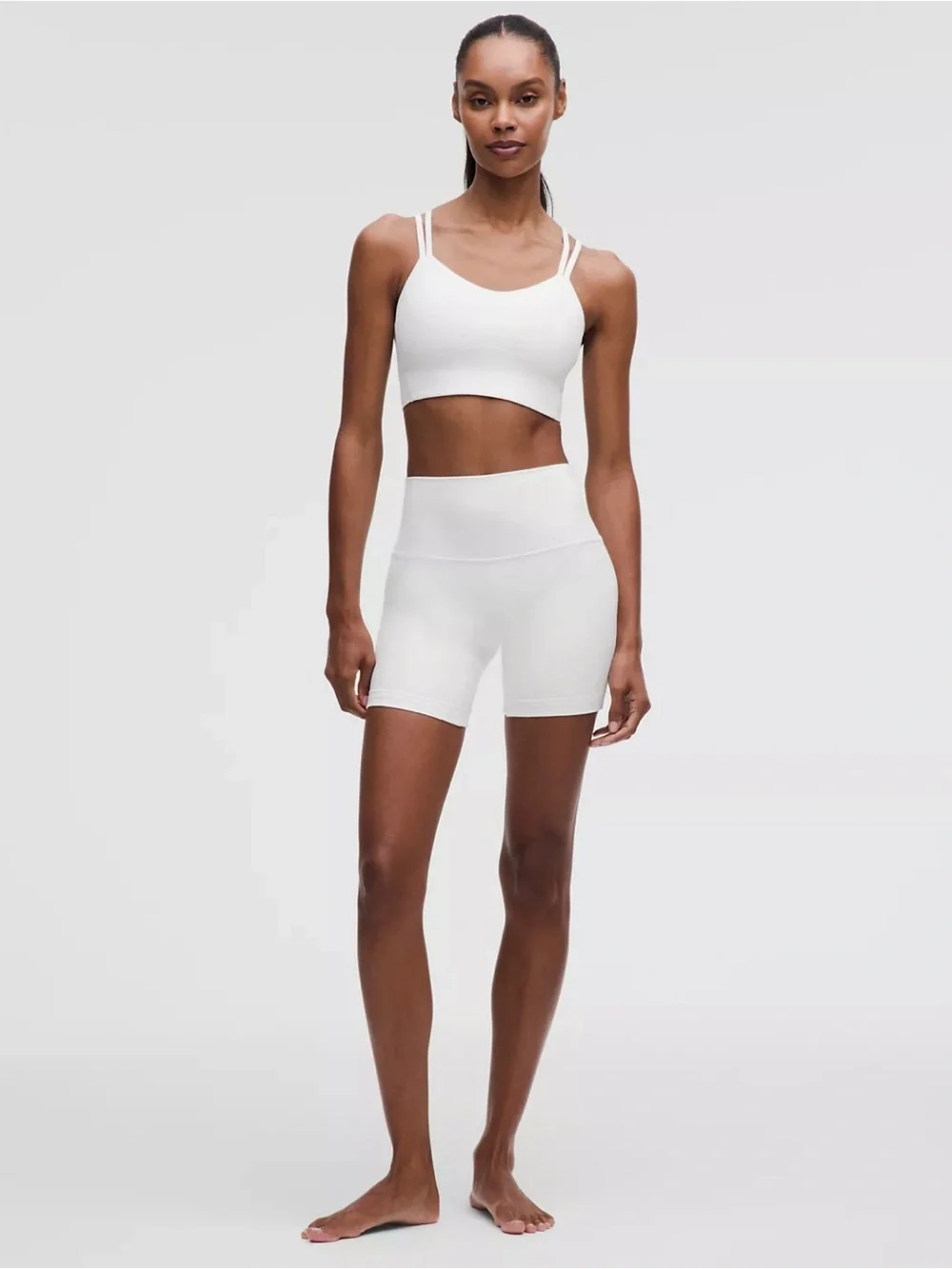 Lululemon Longline Like a Cloud Ribbed Sports Bra